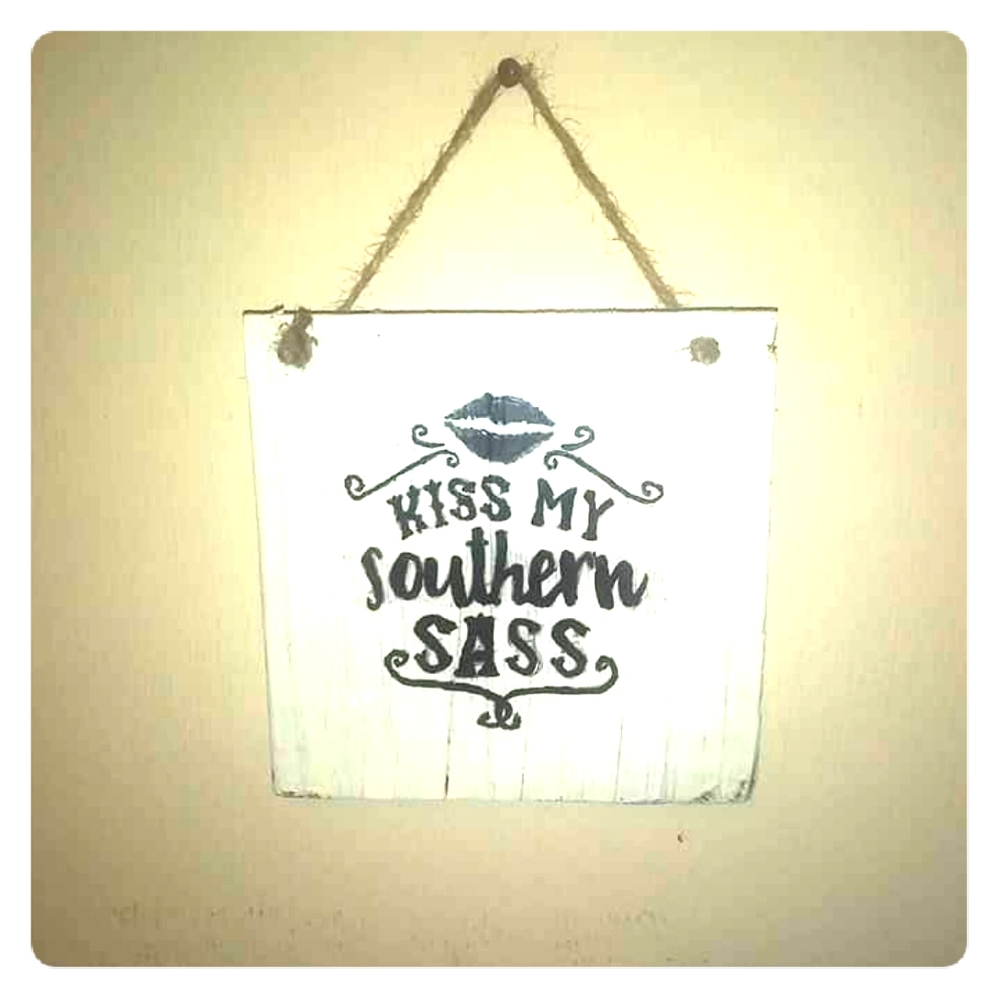 Wood wall hanging